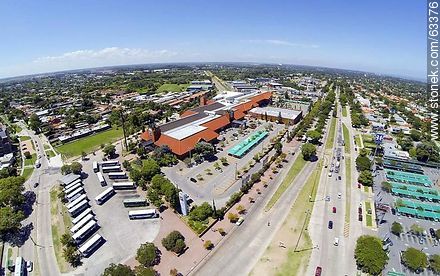 Aerial photo of Avenida Italia, Portones Shopping and Tienda Inglesa - Department of Montevideo - URUGUAY. Photo #63376