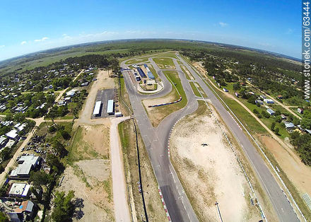 Aerial view of the Autodromo Victor Borrat Fabini in El Pinar - Department of Canelones - URUGUAY. Photo #63444