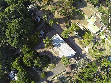 Aerial Aerial view of a section of the zoo - Department of Montevideo - URUGUAY. Foto No. 63473