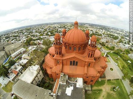 Aerial photo of Santuario Nacional del Sagrado Corazón de Jesús - Department of Montevideo - URUGUAY. Photo #63632