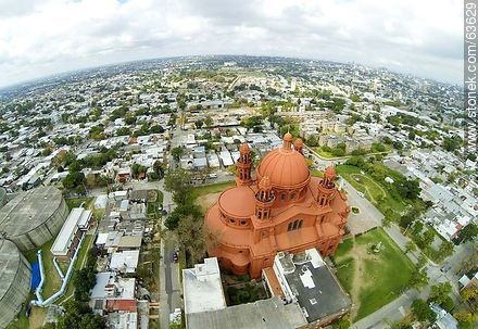 Aerial photo of Santuario Nacional del Sagrado Corazón de Jesús - Department of Montevideo - URUGUAY. Foto No. 63629