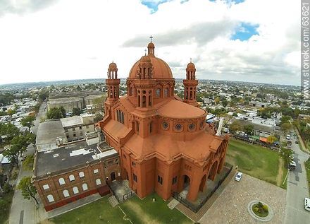 Aerial photo of Santuario Nacional del Sagrado Corazón de Jesús - Department of Montevideo - URUGUAY. Photo #63621