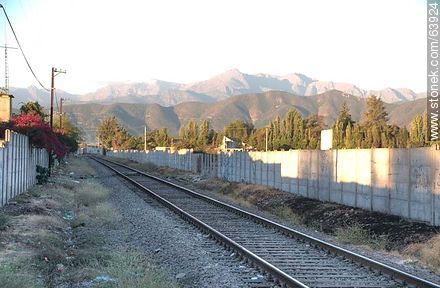 Vía férrea en Quillota - Chile - Otros AMÉRICA del SUR. Foto No. 63924