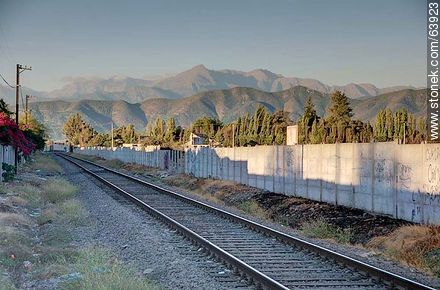 Vía férrea en Quillota - Chile - Otros AMÉRICA del SUR. Foto No. 63923