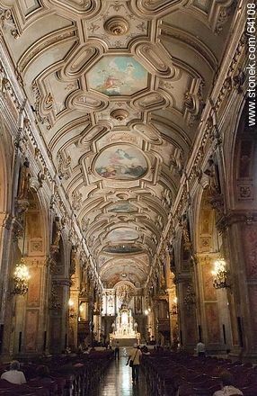 Interior de la Catedral de Santiago - Chile - Otros AMÉRICA del SUR. Foto No. 64108