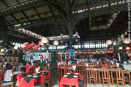 Restaurante en el Mercado Central de Santiago - Chile - Otros AMÉRICA del SUR. Foto No. 64243