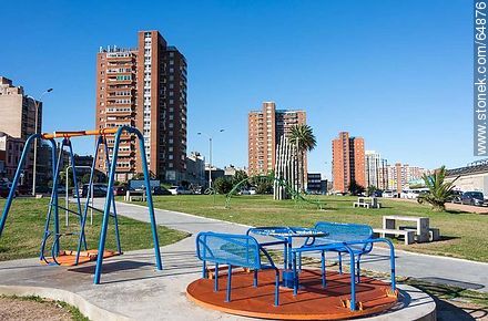 Plaza Rep. Argentina. Games for children - Department of Montevideo - URUGUAY. Foto No. 64876