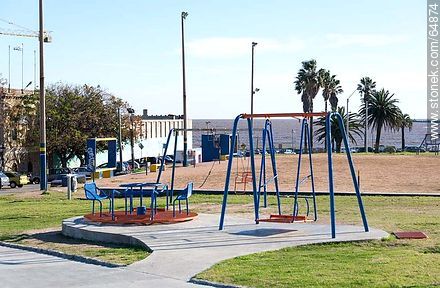 Plaza Rep. Argentina. Games for children - Department of Montevideo - URUGUAY. Foto No. 64874