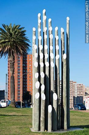 Plaza Rep. Argentina - Departamento de Montevideo - URUGUAY. Foto No. 64871