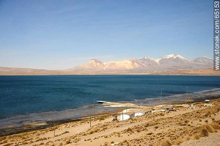 Chungará Lake. Nevados de Quimsachata - Chile - Others in SOUTH AMERICA. Photo #65153