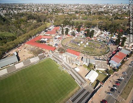 Aerial view of the Exhibition of the Rural Association of Uruguay in 2015. Wanderers club stadium - Department of Montevideo - URUGUAY. Foto No. 65025