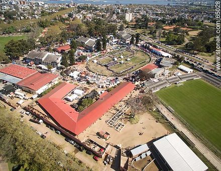 Vista aérea de la Exposición de la Asociación Rural del Uruguay en 2015 - Departamento de Montevideo - URUGUAY. Foto No. 65028
