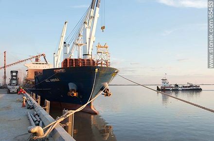 Grain load to ship - Department of Colonia - URUGUAY. Foto No. 65453