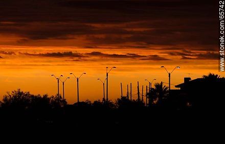 Reddish sunset - Department of Maldonado - URUGUAY. Foto No. 65742