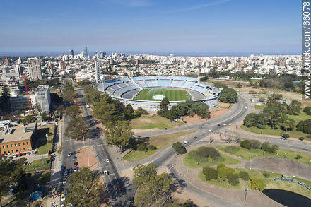 Aerial photo of Centenario stadium, Av. Italia and Buceo towers - Department of Montevideo - URUGUAY. Foto No. 66078