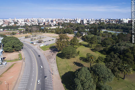 Partial aerial view of Parque Batlle - Department of Montevideo - URUGUAY. Photo #66096