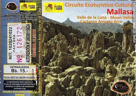 Circuito turístico del Valle de la Luna - Bolivia - Otros AMÉRICA del SUR. Foto No. 66247