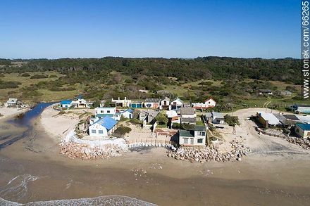 Aerial photo of the Aguas Dulces resort - Department of Rocha - URUGUAY. Photo #66265