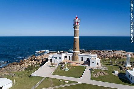 Aerial view of the Cabo Polonio lighthouse - Department of Rocha - URUGUAY. Photo #66465