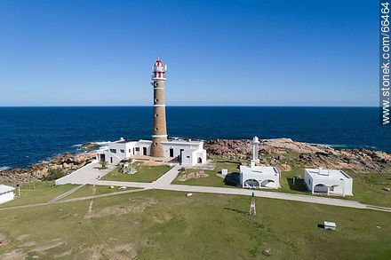 Aerial view of the Cabo Polonio lighthouse - Department of Rocha - URUGUAY. Photo #66464