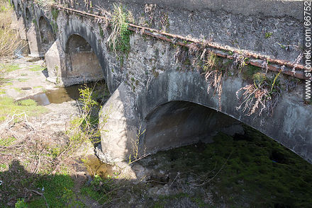 Bridge on Route 21 over the Las Víboras stream - Department of Colonia - URUGUAY. Photo #66752