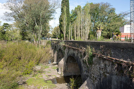 Bridge on Route 21 over the Las Víboras stream - Department of Colonia - URUGUAY. Photo #66751