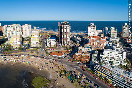 Foto aéea de las ramblas Williman y Artigas - Punta del Este y balnearios cercanos - URUGUAY. Foto No. 67168