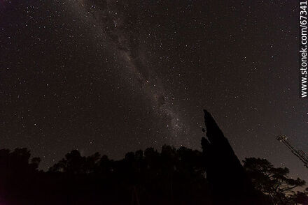 La Vía Láctea desde el reloj solar - Departamento de Lavalleja - URUGUAY. Foto No. 67341