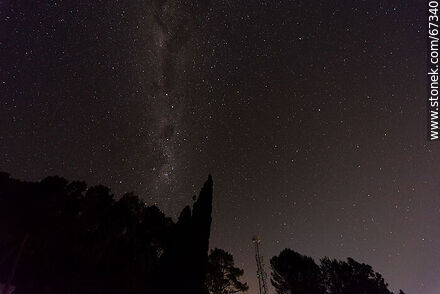 La Vía Láctea desde el reloj solar - Departamento de Lavalleja - URUGUAY. Foto No. 67340