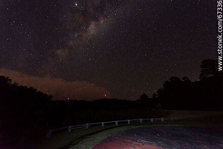 La Vía Láctea desde el reloj solar - Departamento de Lavalleja - URUGUAY. Foto No. 67336