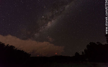 La Vía Láctea desde el reloj solar - Departamento de Lavalleja - URUGUAY. Foto No. 67334