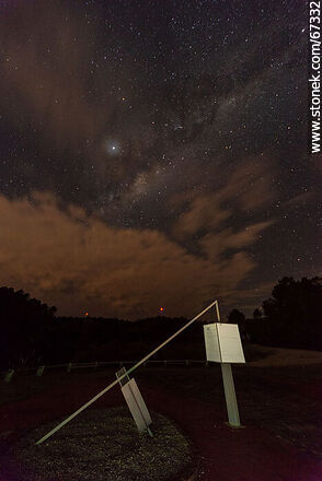 Clouds and stars from the sundial - Lavalleja - URUGUAY. Photo #67332