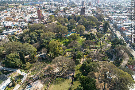 Aerial view of the Villa Dolores City Zoo - Department of Montevideo - URUGUAY. Photo #67741