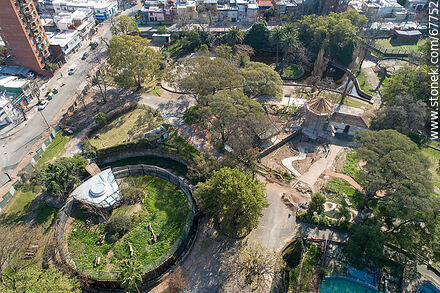 Aerial view of the Villa Dolores City Zoo - Department of Montevideo - URUGUAY. Photo #67752