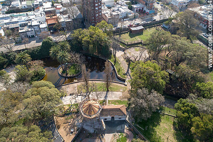 Vista aérea del Zoológico Municipal de Villa Dolores - Departamento de Montevideo - URUGUAY. Foto No. 67754