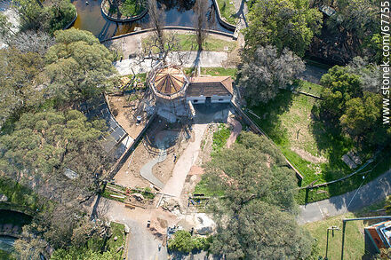 Aerial view of the Villa Dolores City Zoo - Department of Montevideo - URUGUAY. Photo #67755