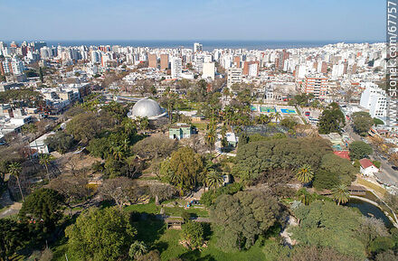 Aerial view south of the Villa Dolores Municipal Zoo - Department of Montevideo - URUGUAY. Photo #67757