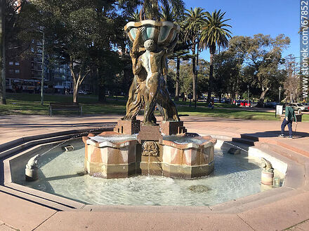 Fountain of the Athletes - Department of Montevideo - URUGUAY. Photo #67852