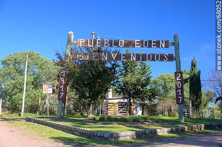 Entrance to the village - Department of Maldonado - URUGUAY. Photo #68052