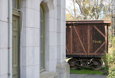 Antigua estación de ferrocarril devenida en museo - Departamento de Flores - URUGUAY. Foto No. 68184
