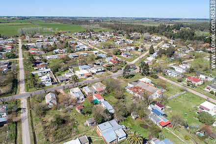 Aerial view of the village - Department of Canelones - URUGUAY. Photo #68318