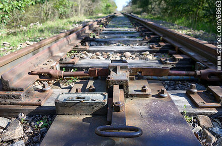 Change of railway - Department of Canelones - URUGUAY. Photo #68663