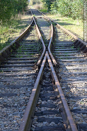 Change of railway - Department of Canelones - URUGUAY. Photo #68652