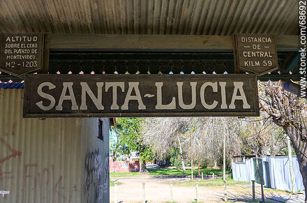 Old railroad station - Department of Canelones - URUGUAY. Photo #68692