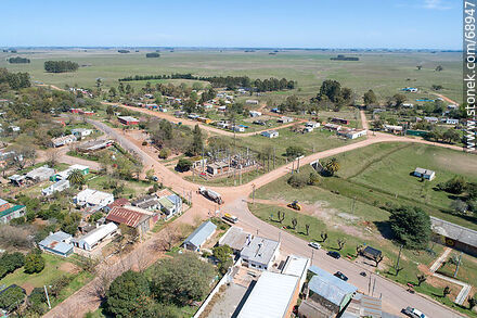 Aerial view of Blanquillo on route 43 - Durazno - URUGUAY. Photo #68947