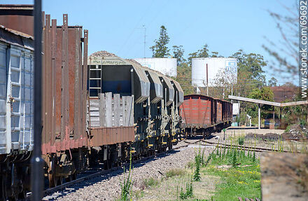 AFE freight cars - Tacuarembo - URUGUAY. Photo #69692