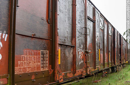 AFE freight cars - Department of Florida - URUGUAY. Photo #69726