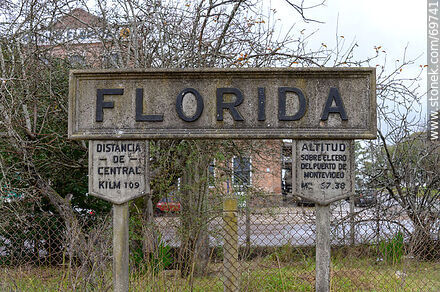 Estación de ferrocarril de Florida - Departamento de Florida - URUGUAY. Foto No. 69741