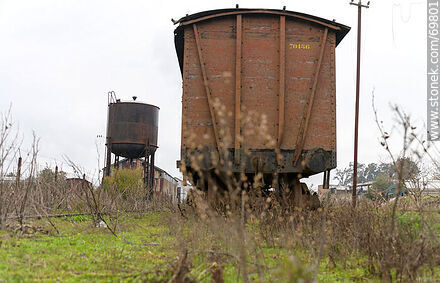 Antiguo vagón de carga - Departamento de Florida - URUGUAY. Foto No. 69801