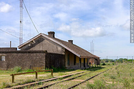 Old railroad station of Montes - Department of Canelones - URUGUAY. Photo #70568